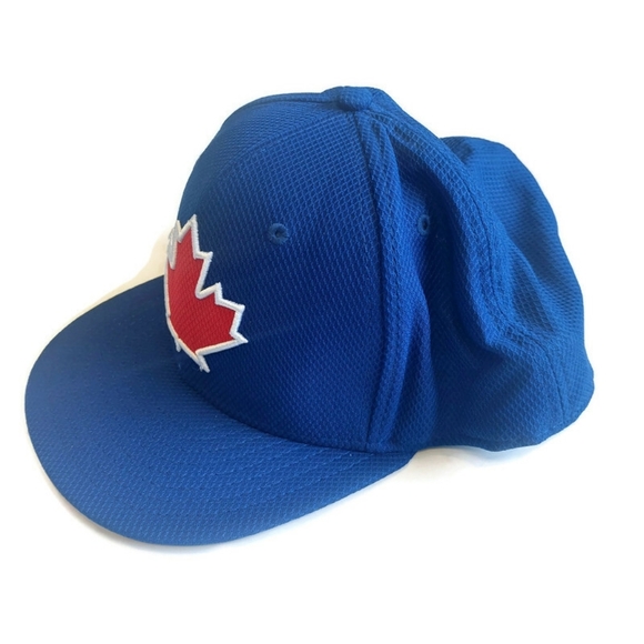 59Fifty New Era Size 8 3/8 Toronto Blue Jays Fitted Hat Performance Cap Blue - Picture 5 of 6